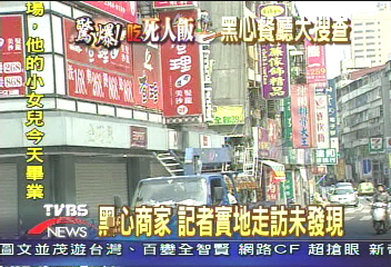 黑心商家 記者實地走訪未發現