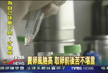 暑期打工向錢看　女大學生賣卵子