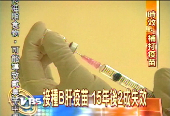 B肝疫苗大漏洞　接種15年失效率高