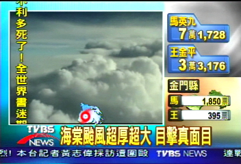 海棠颱風超厚超大 目擊真面目