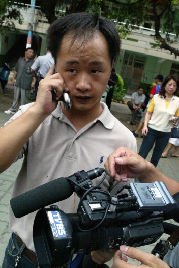 TVBS駐彰化記者黃志偉 被黑道暴力相向