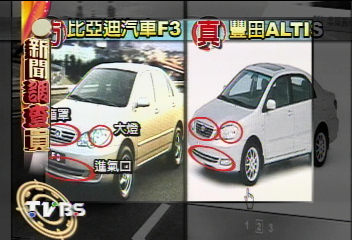 大陸仿冒車滿街跑　吃定國際車廠