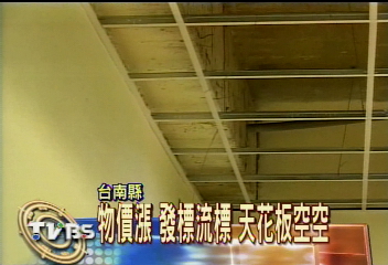 沒天花板　輕鋼架吊電扇　危險！