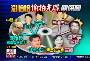 澎恰恰偷拍光碟　林瑞圖：仙人跳！