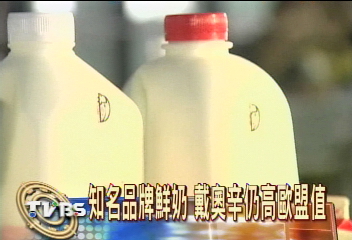 知名品牌鮮奶 戴奧辛仍高歐盟值