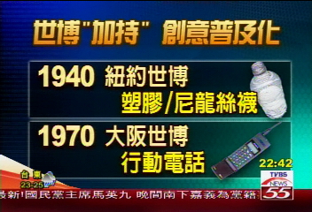 【新聞走天下】世博創意商品　成未來生活指標