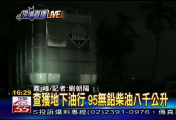 黑心油行! 扣劣質柴汽油8千公升