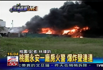 轟！連聲爆　桶蓋飛「逢達」陷火海