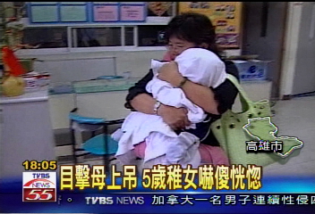人間悲劇!母攜子自殺 稚女目擊