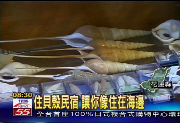 住貝殼民宿　讓你像住在海邊　