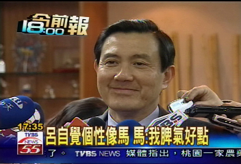 隔岸觀火　馬：扁呂影響政局形象