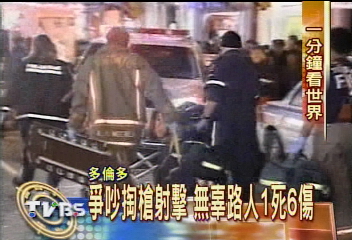 【全球掃瞄】爭吵掏槍射擊　無辜路人1死6傷