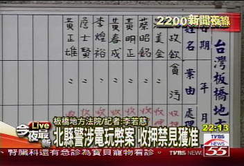 周人蔘翻版　3警涉賄漏夜搜索約談