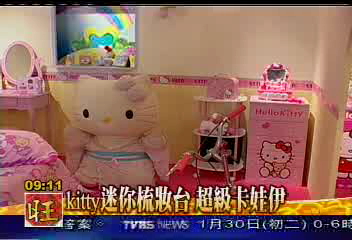 日本嬌客kitty貓　化身糖果代言人