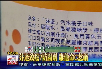 芬達致癌？防腐劑+維他命C惹禍