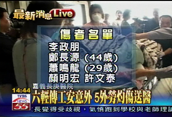 六輕疑似工安意外 工人1死5傷