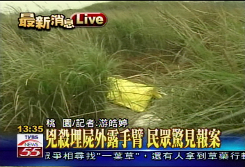 兇殺埋屍體！地上露出一隻手