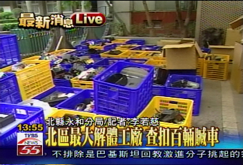 百萬名車遭拆解 警破解體工廠