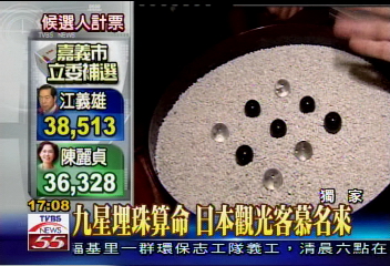 〈獨家〉九星埋珠算命 日本觀光客慕名來