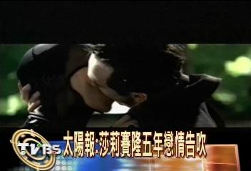 太陽報：莎莉賽隆五年戀情告吹