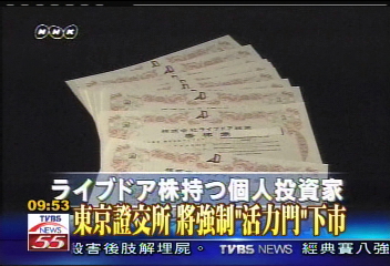 東京證交所 將強制「活力門」下市