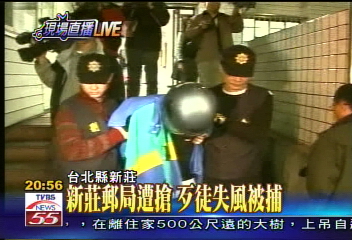 手持玩具槍 男子搶郵局走50萬