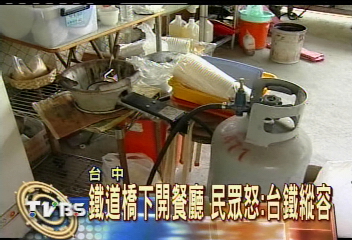 鐵道橋下開餐廳　民眾怒：台鐵縱容