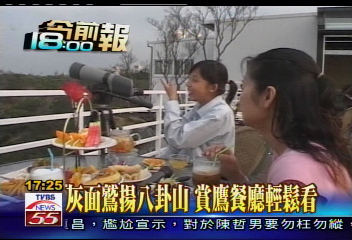 灰面鷲揚八卦山　賞鷹餐廳輕鬆看