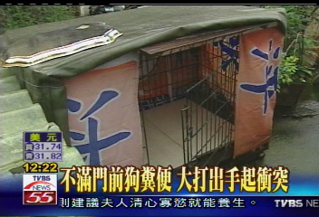 流浪狗遭輾斃　2家結怨上法庭