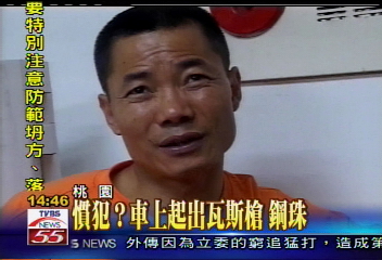 不滿被超車 男子拿鋼珠槍射擊