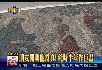 〈獨家〉朋友閒聊他當真！　耗時半年作巨畫