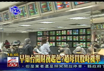 〈獨家〉早知台開財務起色? 趙母買股時機準