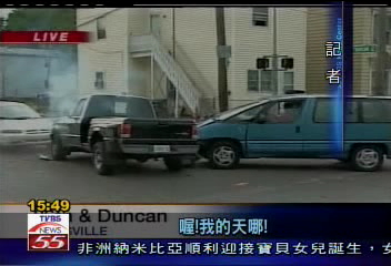 報導車禍　記者目擊第二起意外