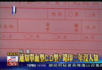 〈獨家〉通知單血型C、D型？　錯印3年沒人知