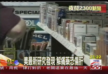 美最新研究發現 解痛藥恐傷肝