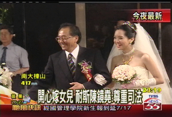 開心嫁女兒 耐斯陳鏡堯:尊重司法