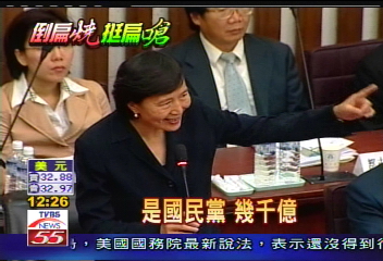 挺扁反撲/葉菊蘭:反貪污 該去國民黨部靜坐