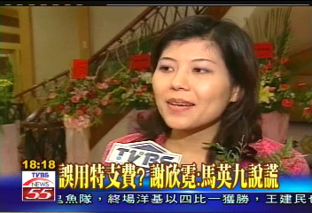 誤用特支費? 謝欣霓:馬英九說謊
