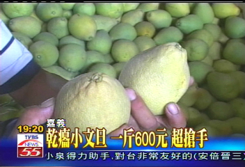 乾癟小文旦 一斤600元超搶手