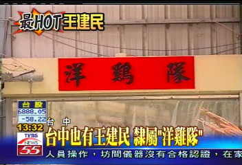 台中也有王建民 隸屬「洋雞隊」
