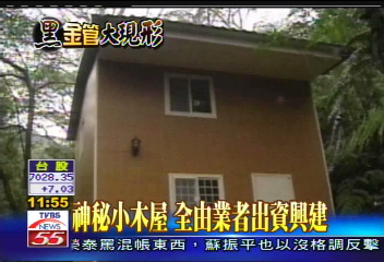 金管風暴／林忠正小木屋　全由業者出資興建