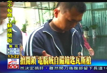 擅開鎖 電腦賊自備鑰匙瓦斯槍