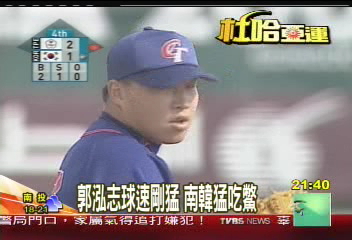 〈獨家〉郭泓志球速剛猛　南韓猛吃鱉