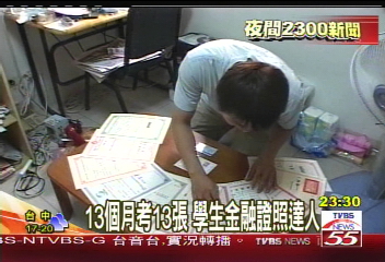 13個月考13張　學生金融證照達人