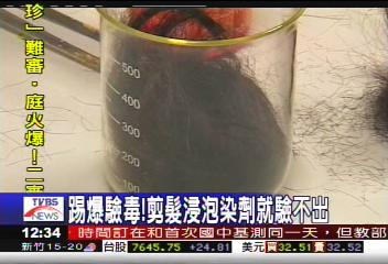 踢爆驗毒! 剪髮浸泡染劑就驗不出