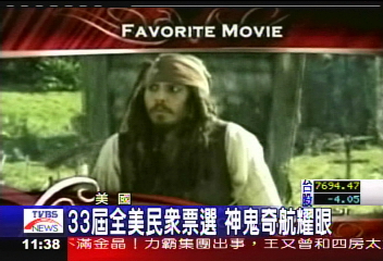 全美最有人氣影星 強尼戴普封王