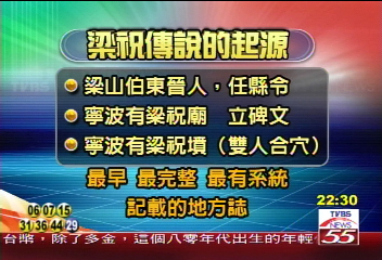 愛情傳說影響深遠 訪梁祝發源地