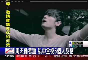 周杰倫考題　私中全校5個人及格