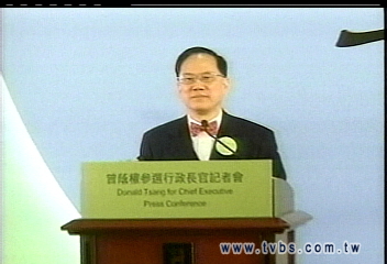 台灣觀選團 無緣採訪曾蔭權