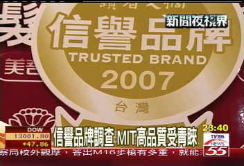信譽品牌調查　MIT高品質受青睞